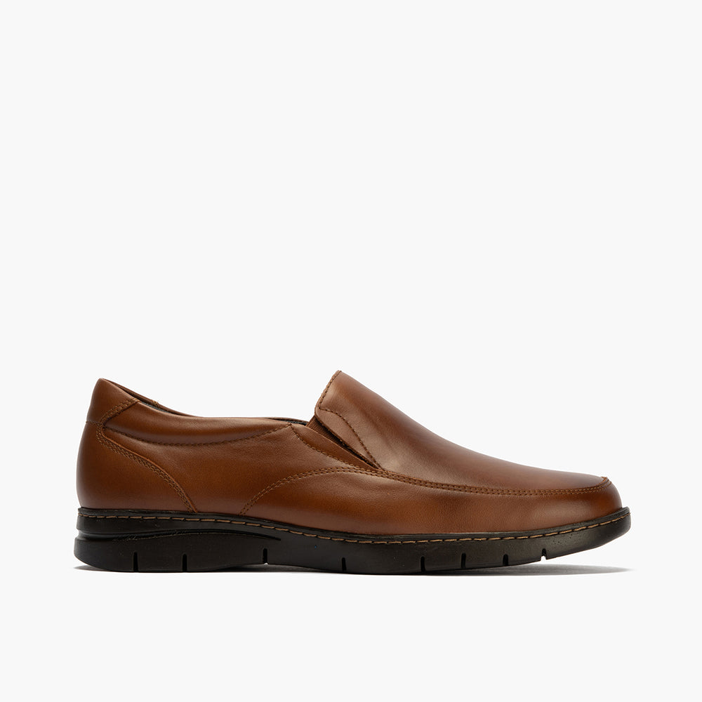 Mocasín Hombre Piel Cuero