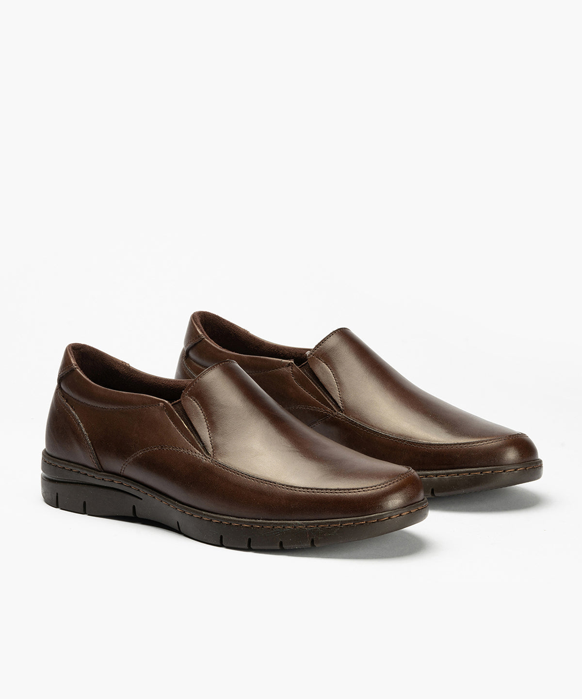 Mocasín Hombre Piel Marrón