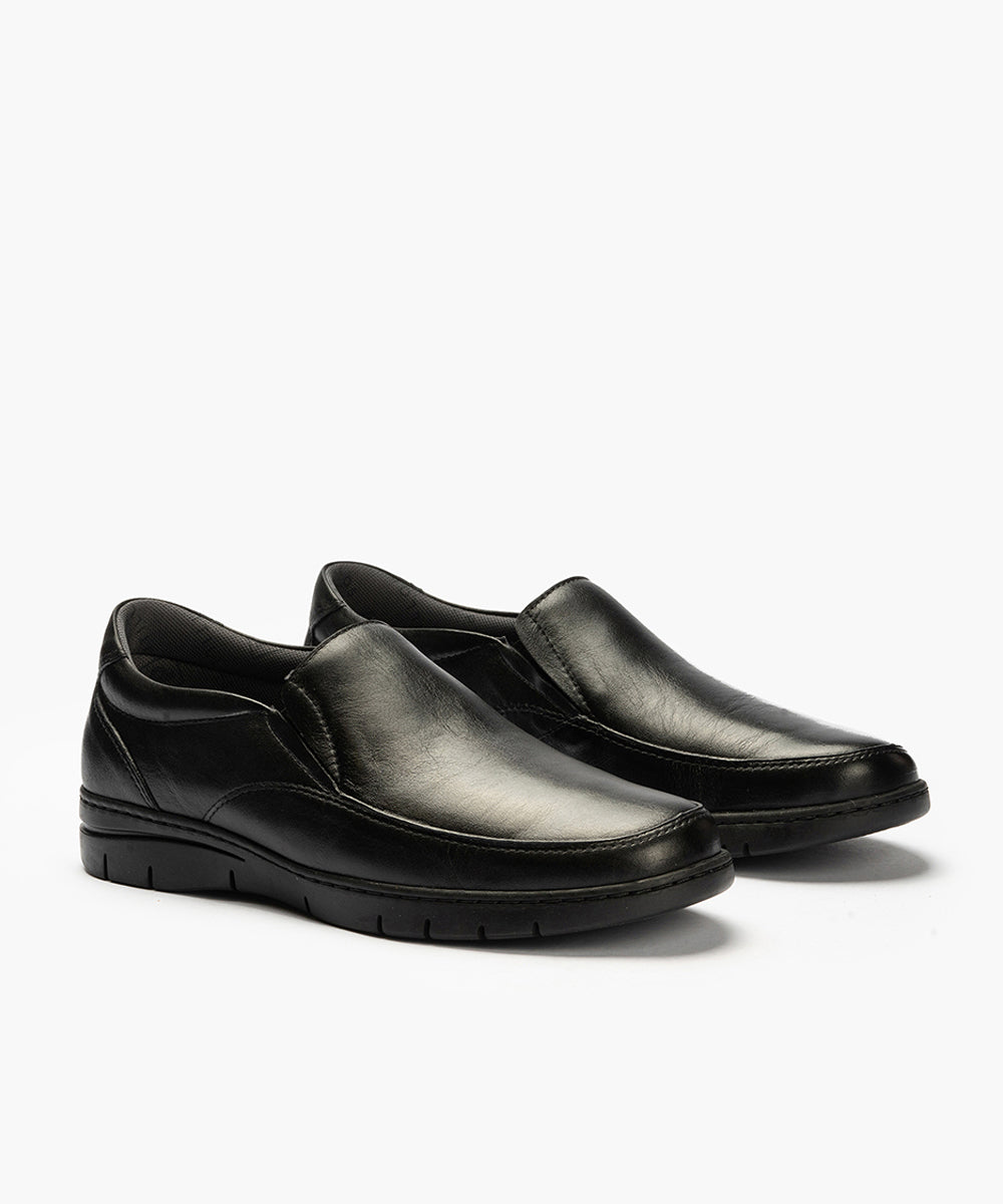 Mocasín Hombre Piel Negro