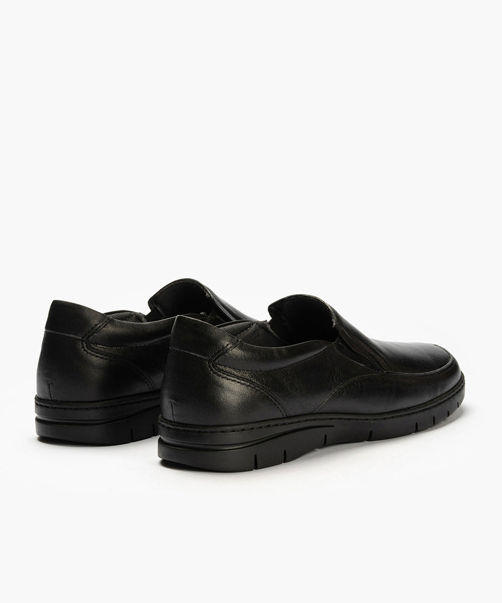 Mocasín Hombre Piel Negro