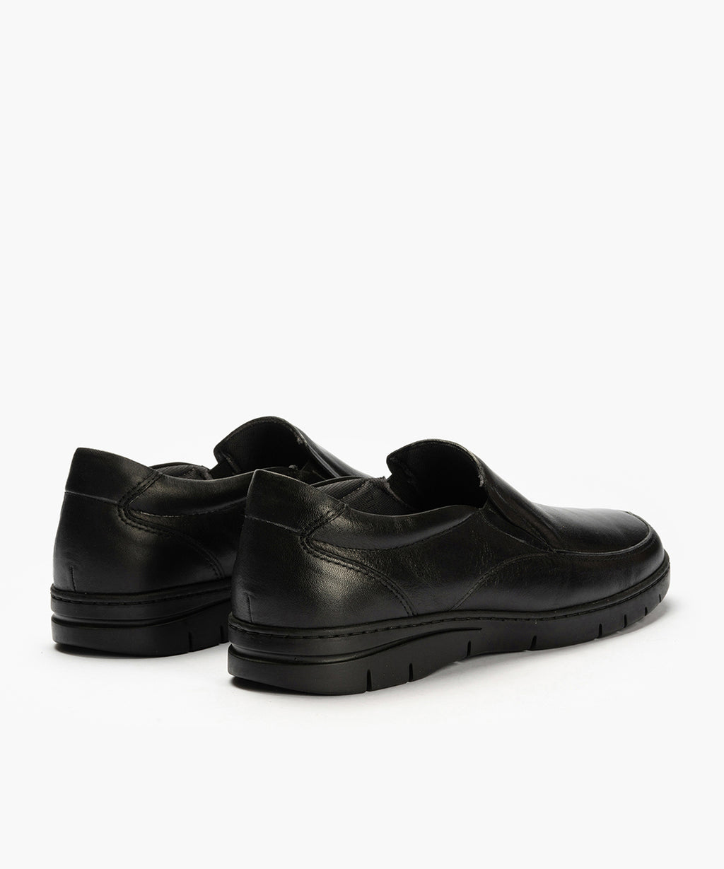 Mocasín Hombre Piel Negro