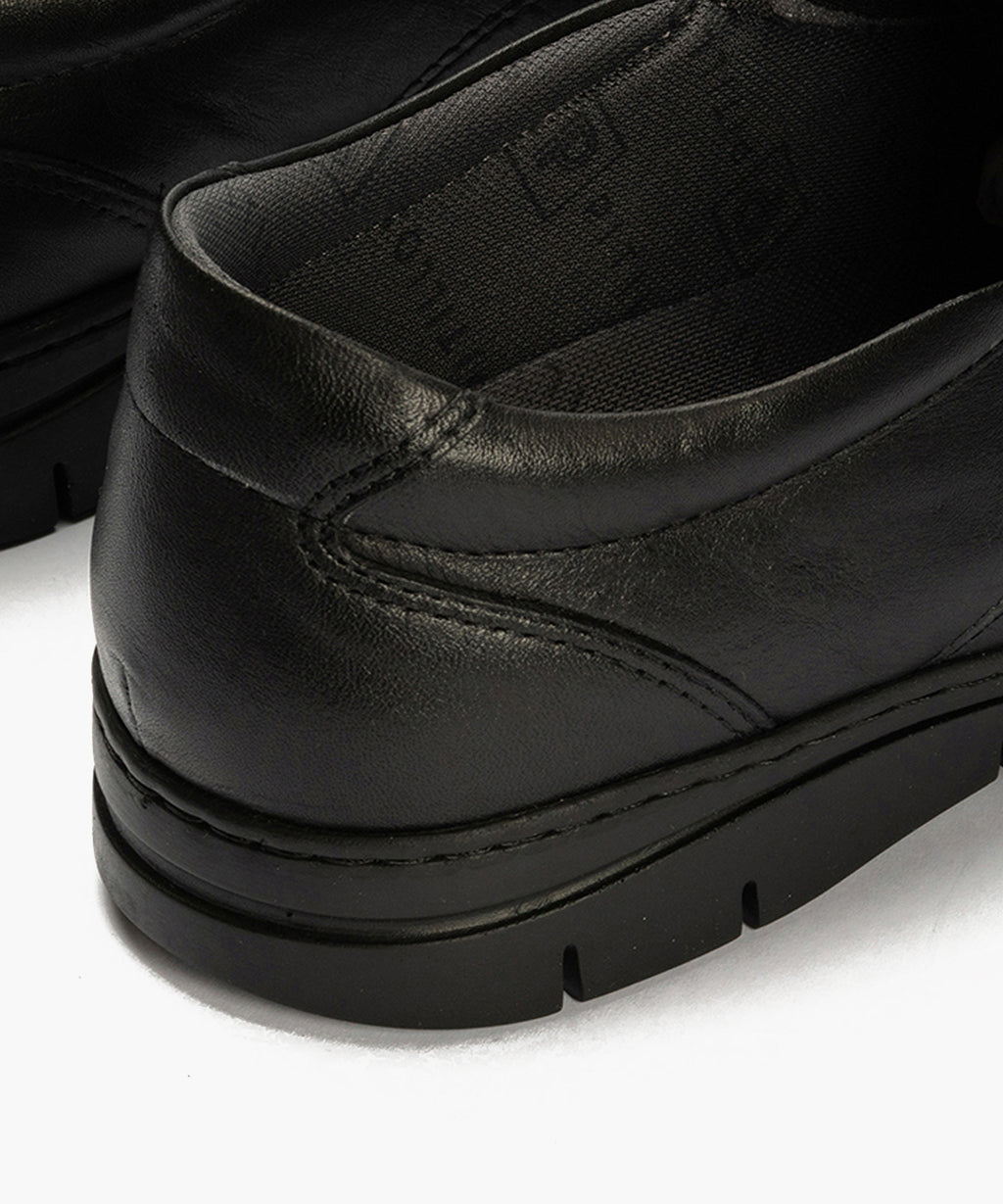 Mocasín Hombre Piel Negro