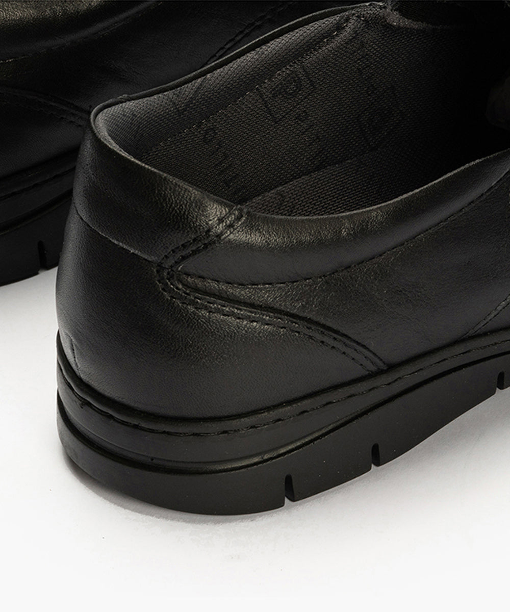 Mocasín Hombre Piel Negro