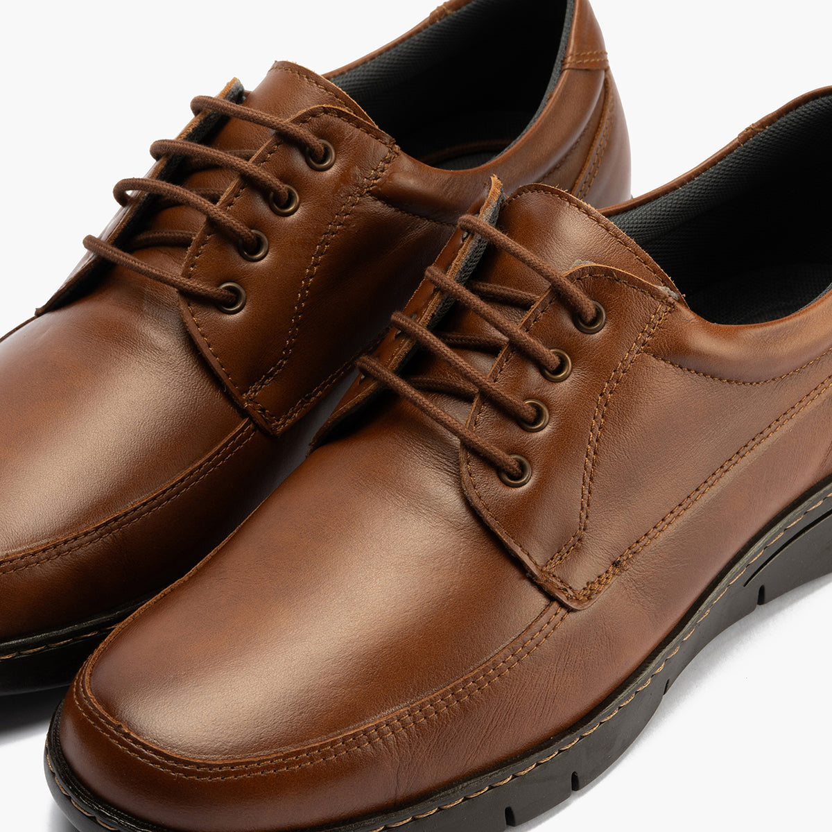 Zapato Blucher Hombre Cuero