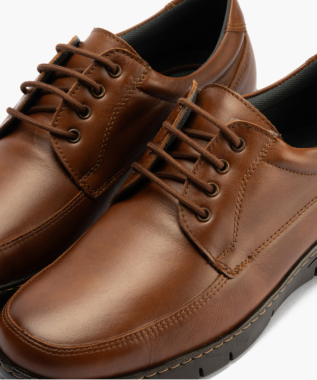 Zapato Blucher Hombre Cuero