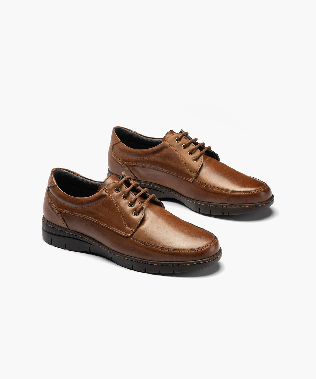 Zapato Blucher Hombre Marrón Claro