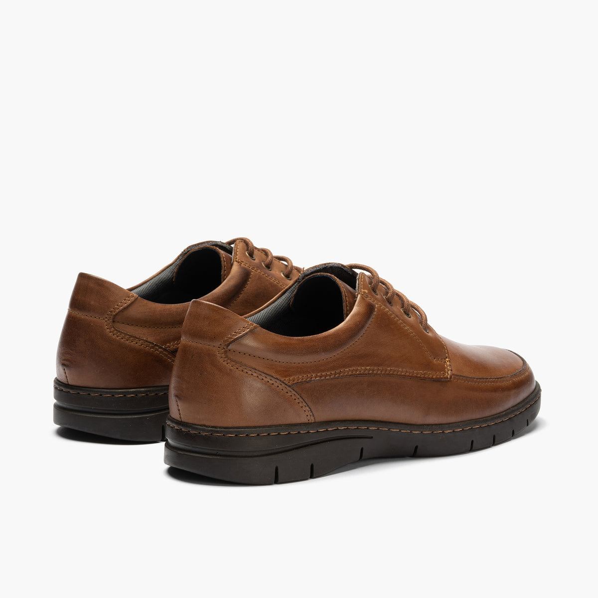 Zapato Blucher Hombre Marrón Claro