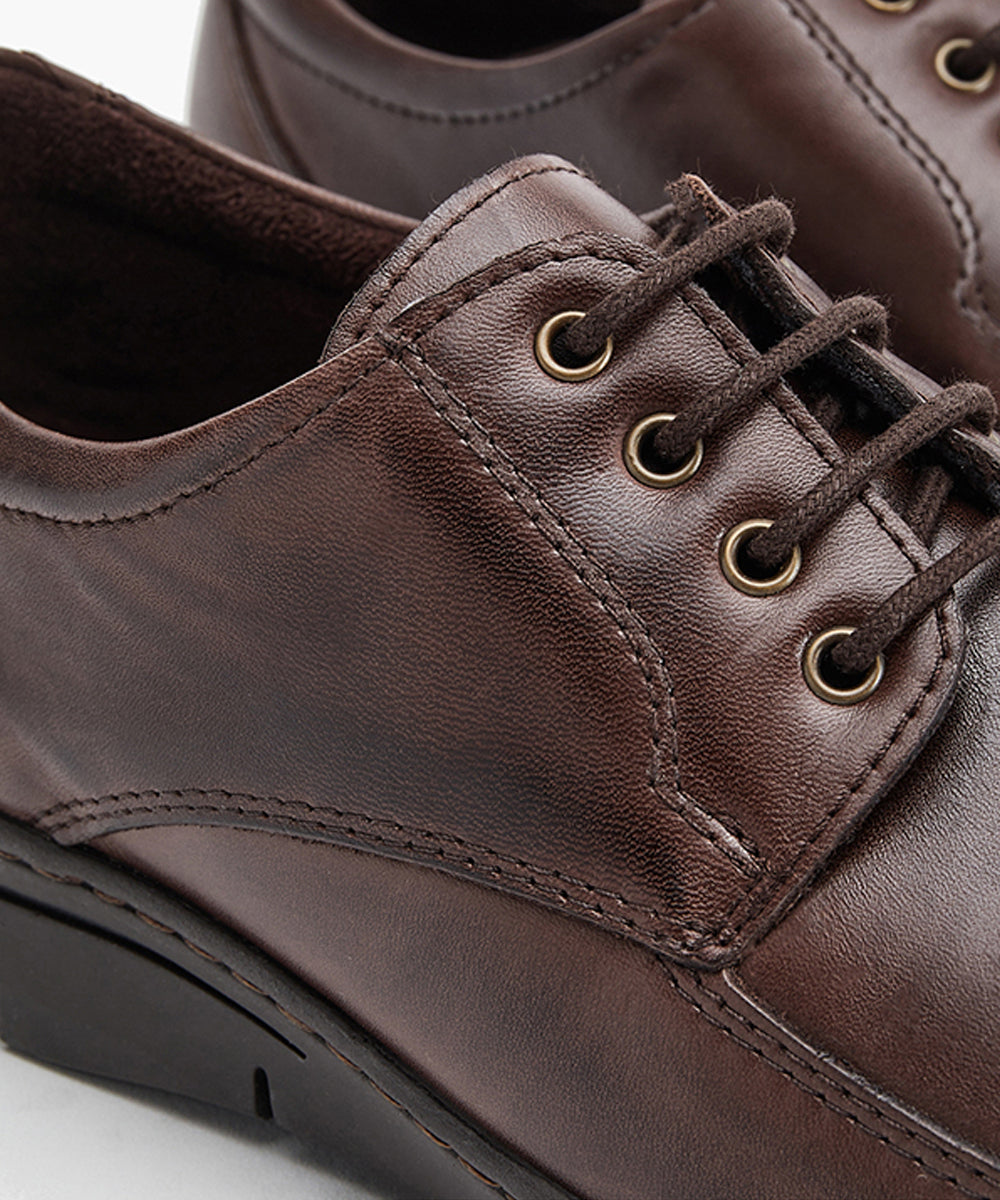 Zapato Blucher Hombre Marron