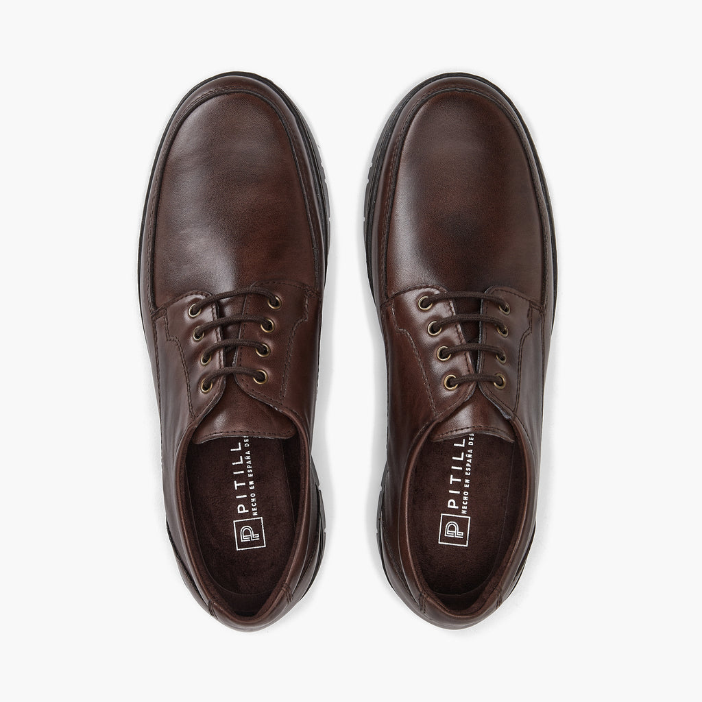 Zapato Blucher Hombre Marron