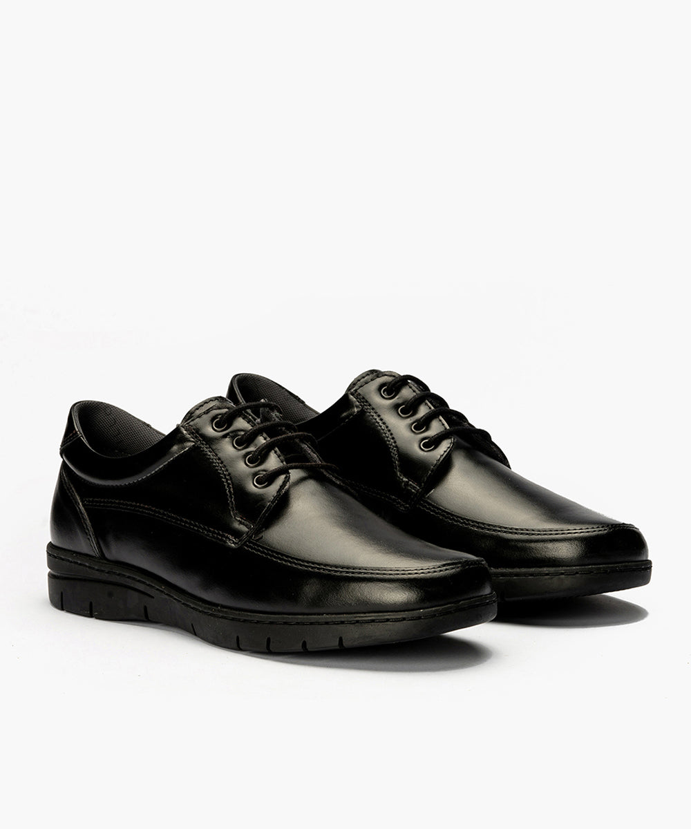 Zapato Blucher Hombre Negro
