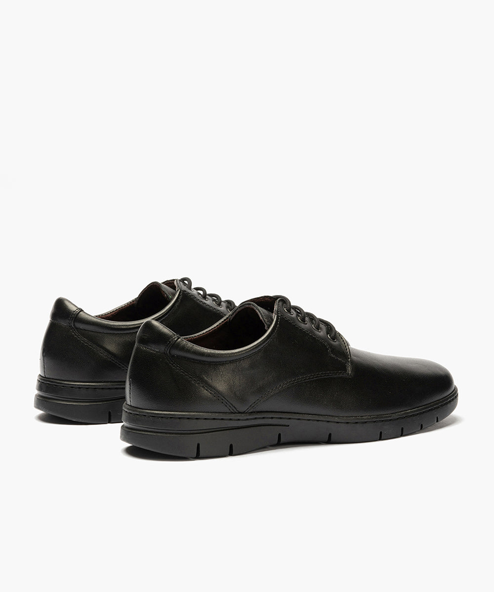 Zapato Blucher Hombre Negro