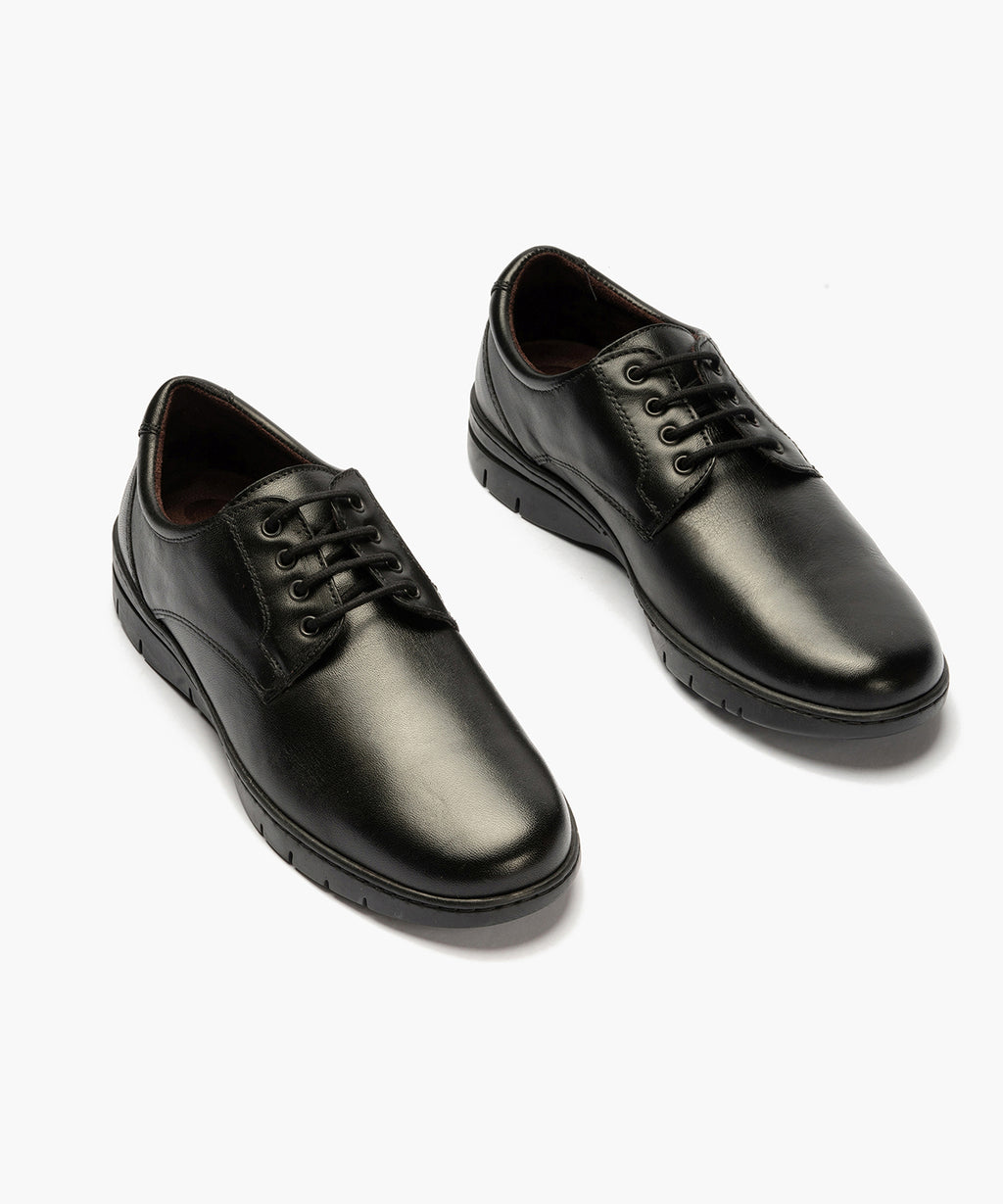 Zapato Blucher Hombre Negro