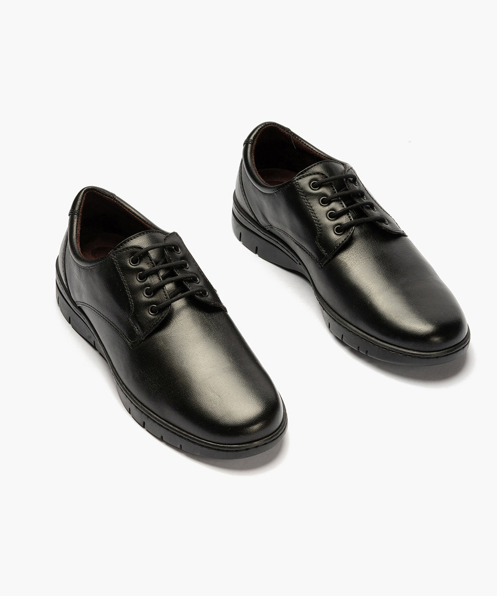 Zapato Blucher Hombre Negro