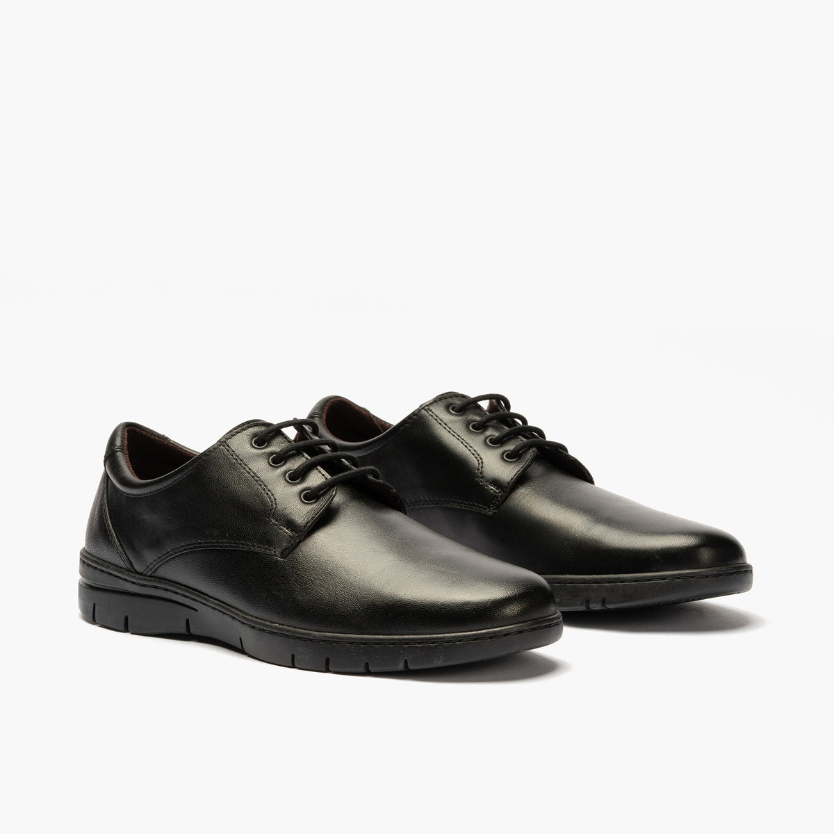 Zapato Blucher Hombre Negro