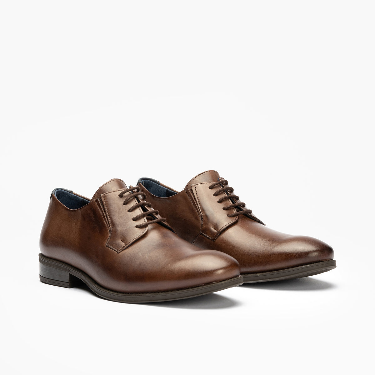 Zapato Blucher Tacón Hombre Marrón