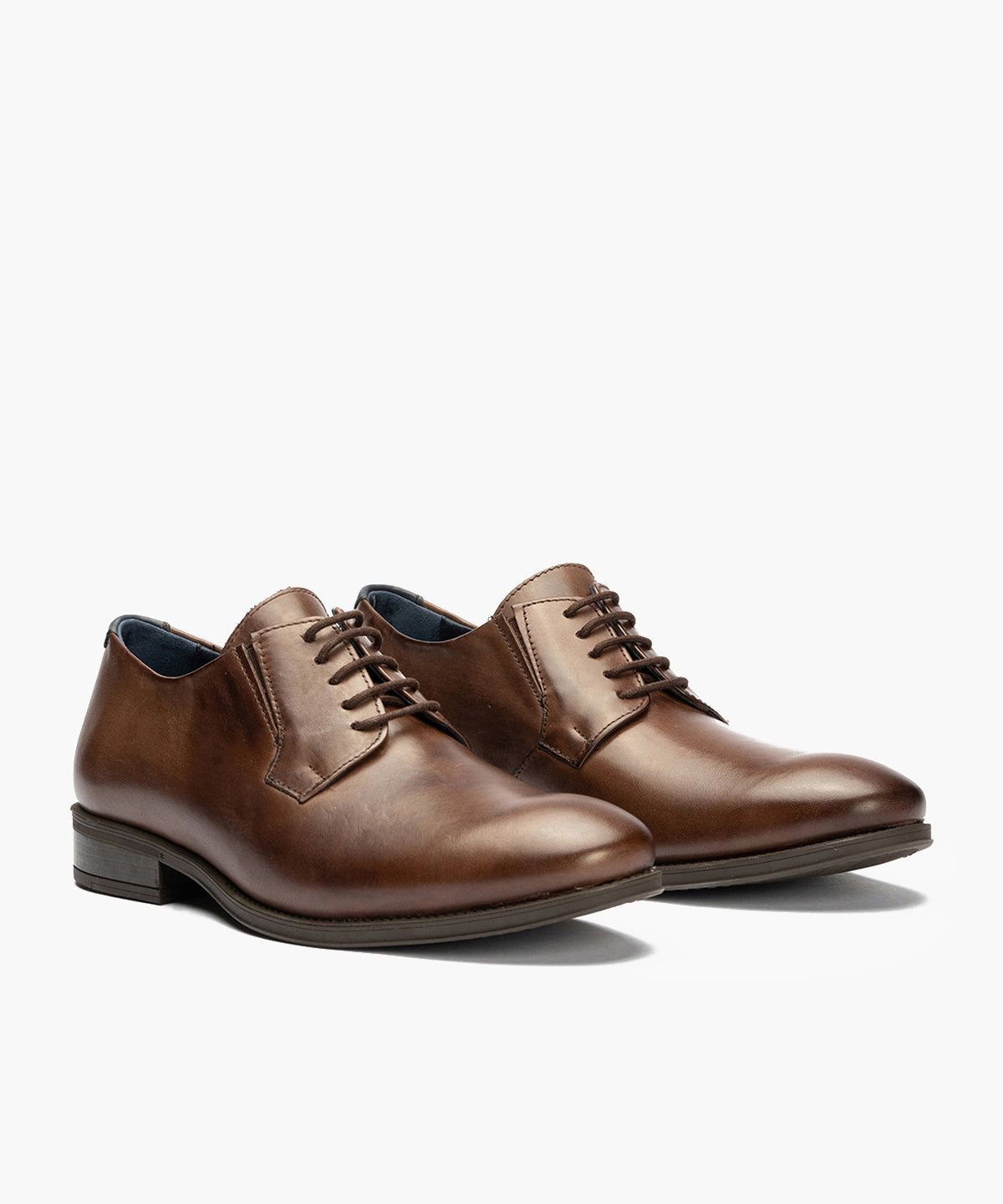 Zapato Blucher Tacón Hombre Marrón