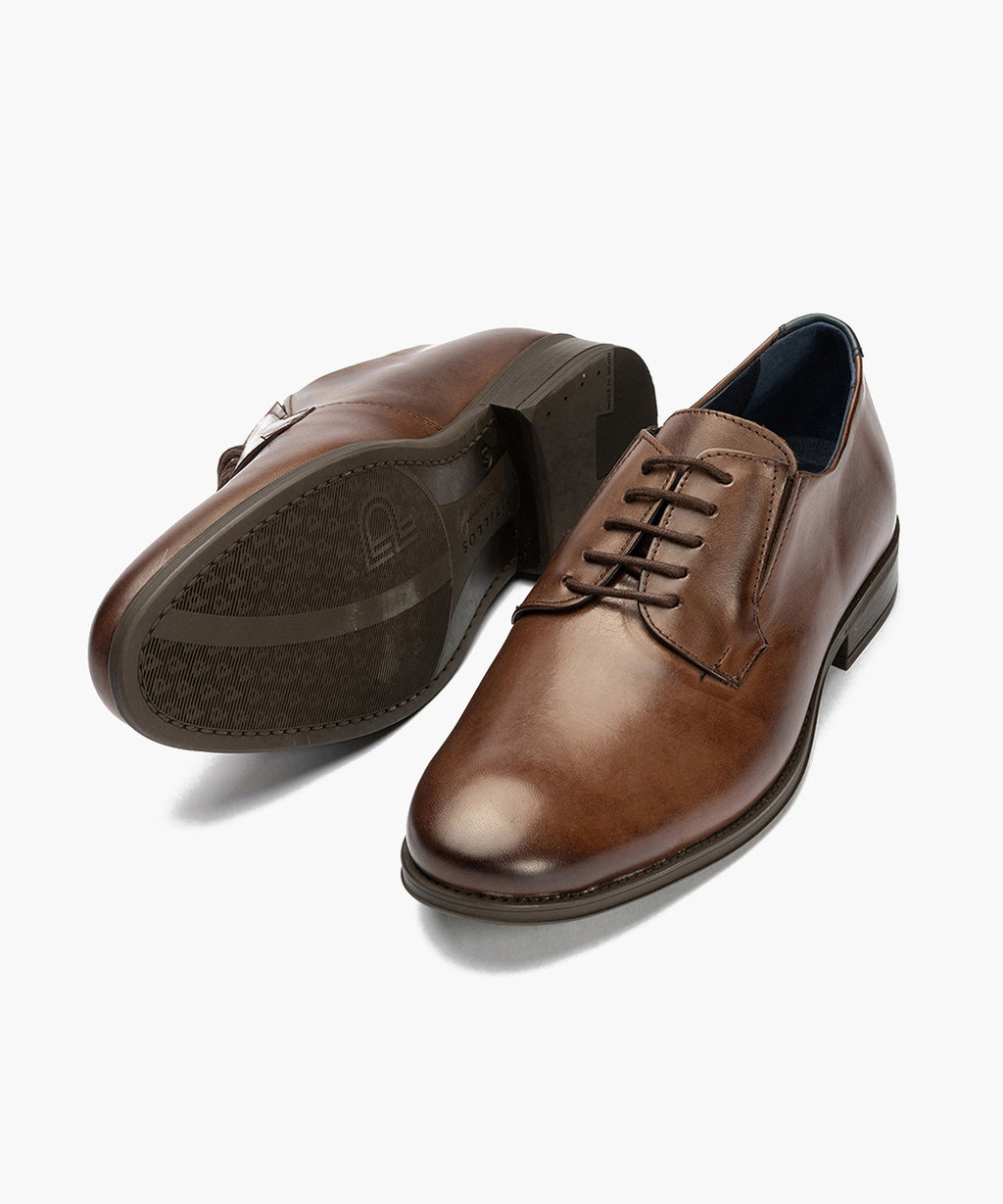 Zapato Blucher Tacón Hombre Marrón