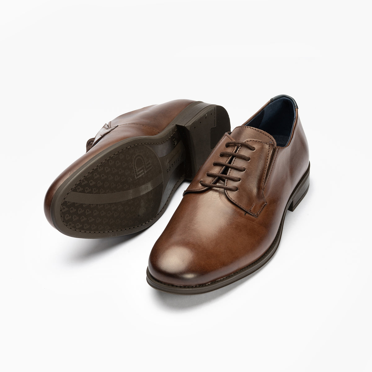 Zapato Blucher Tacón Hombre Marrón