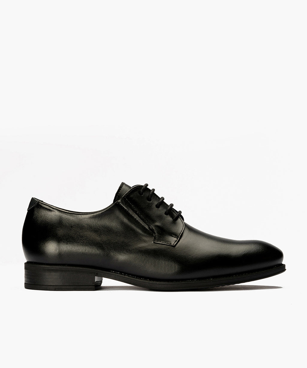 Zapato Blucher Tacón Hombre Negro