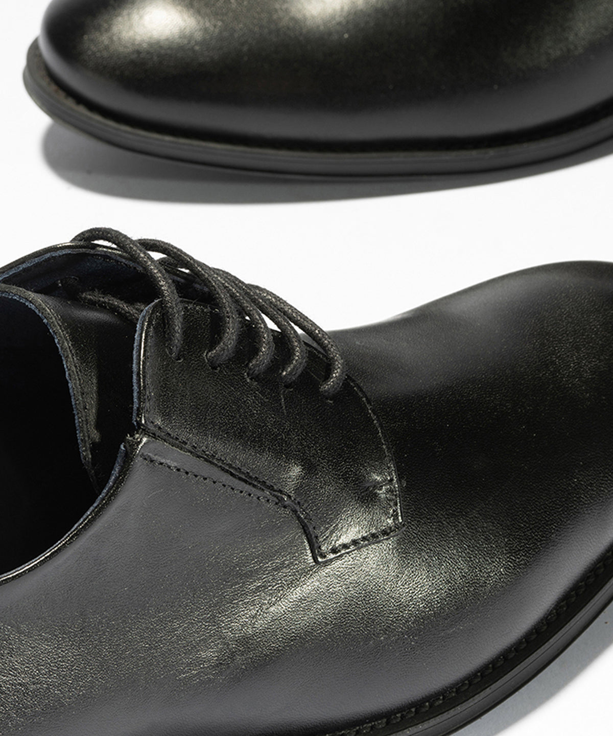 Zapato Blucher Tacón Hombre Negro