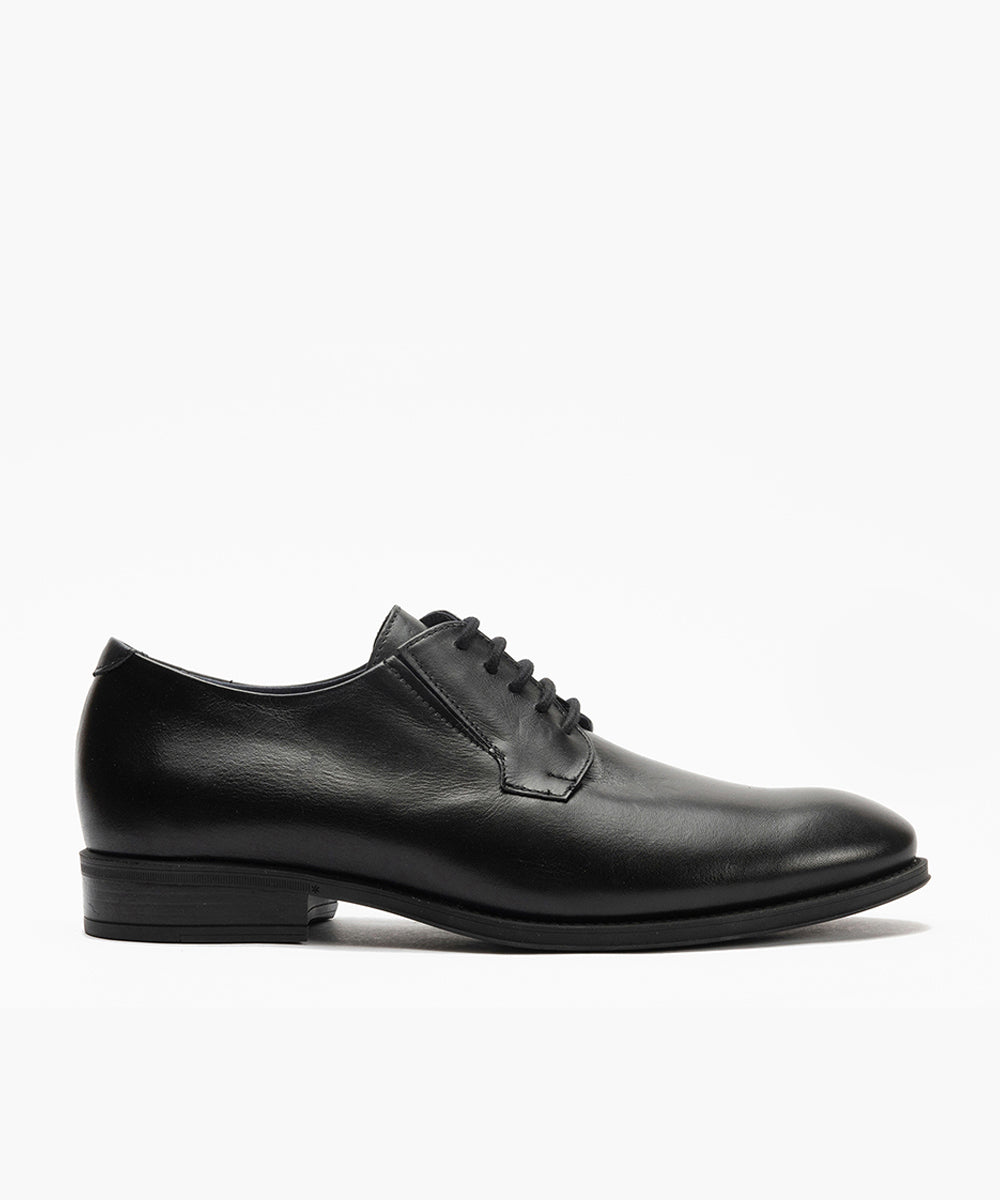 Zapato Blucher Tacón Hombre Negro