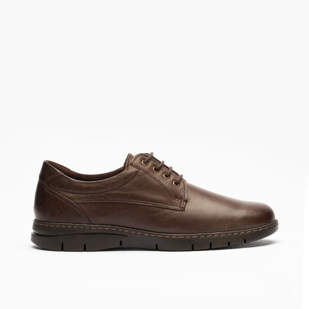 Zapato Blucher con Cordones Hombre Marrón