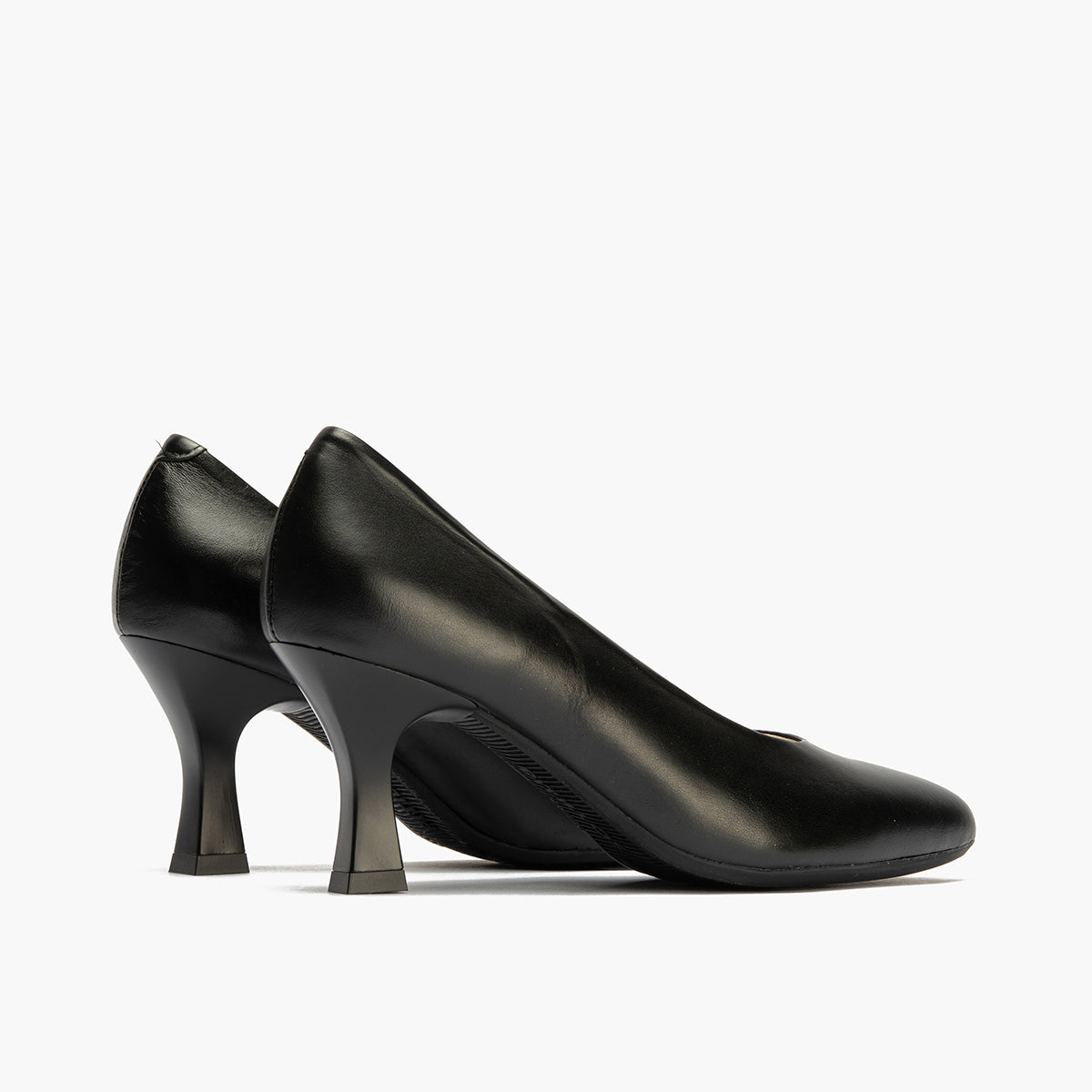 Zapato de Salón Tacón Alto Piel Negro