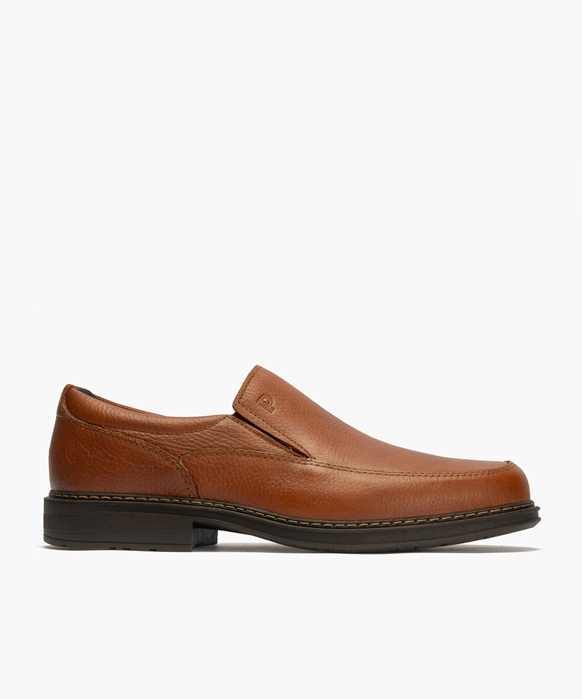 Manoletina Hombre con Elásticos Piel Cuero