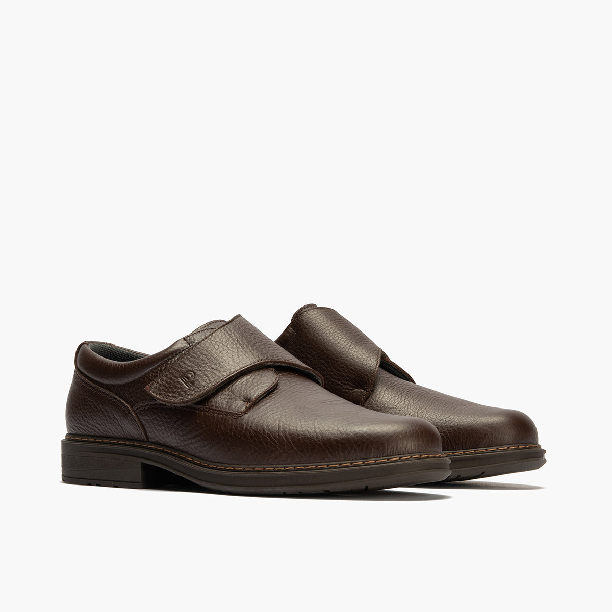Zapato Blucher Hombre con Velcro Brandy