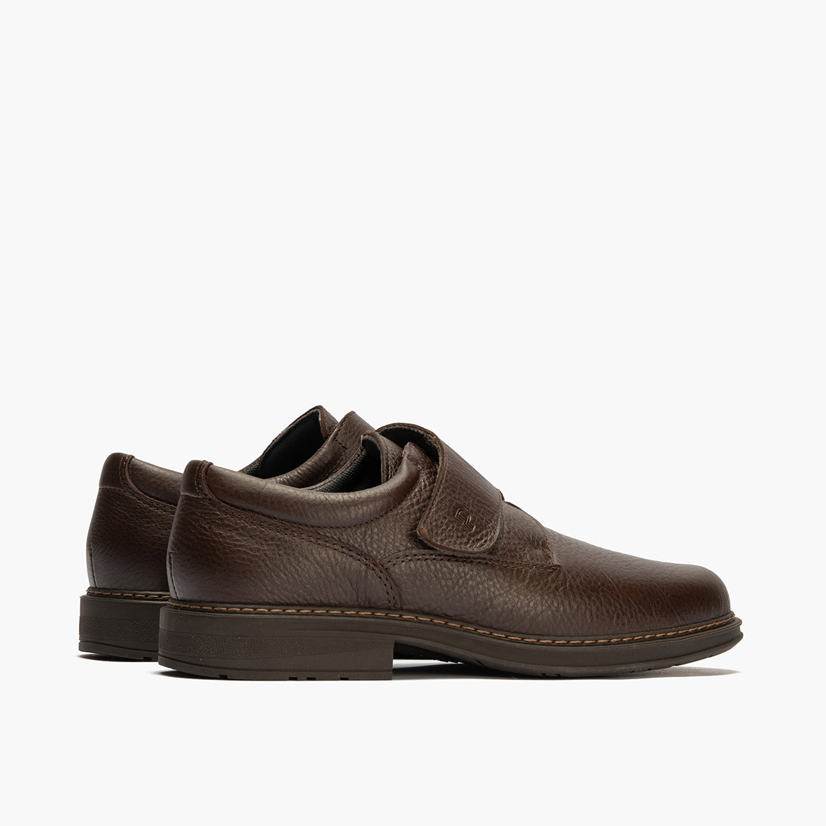 Zapato Blucher Hombre con Velcro Brandy