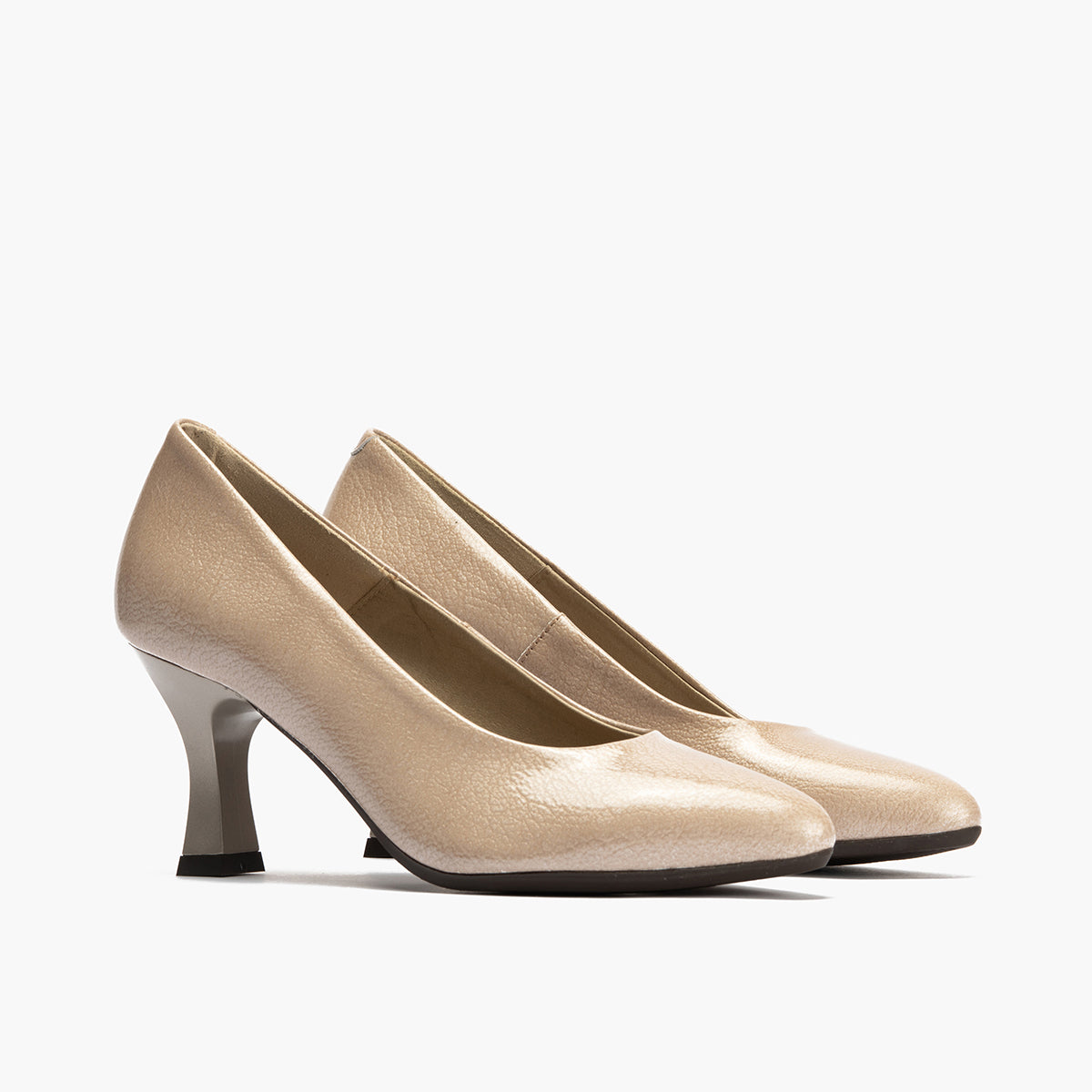 Zapato de Salón Mujer Stiletto Piedra de Tacón Alto en Piel Charol
