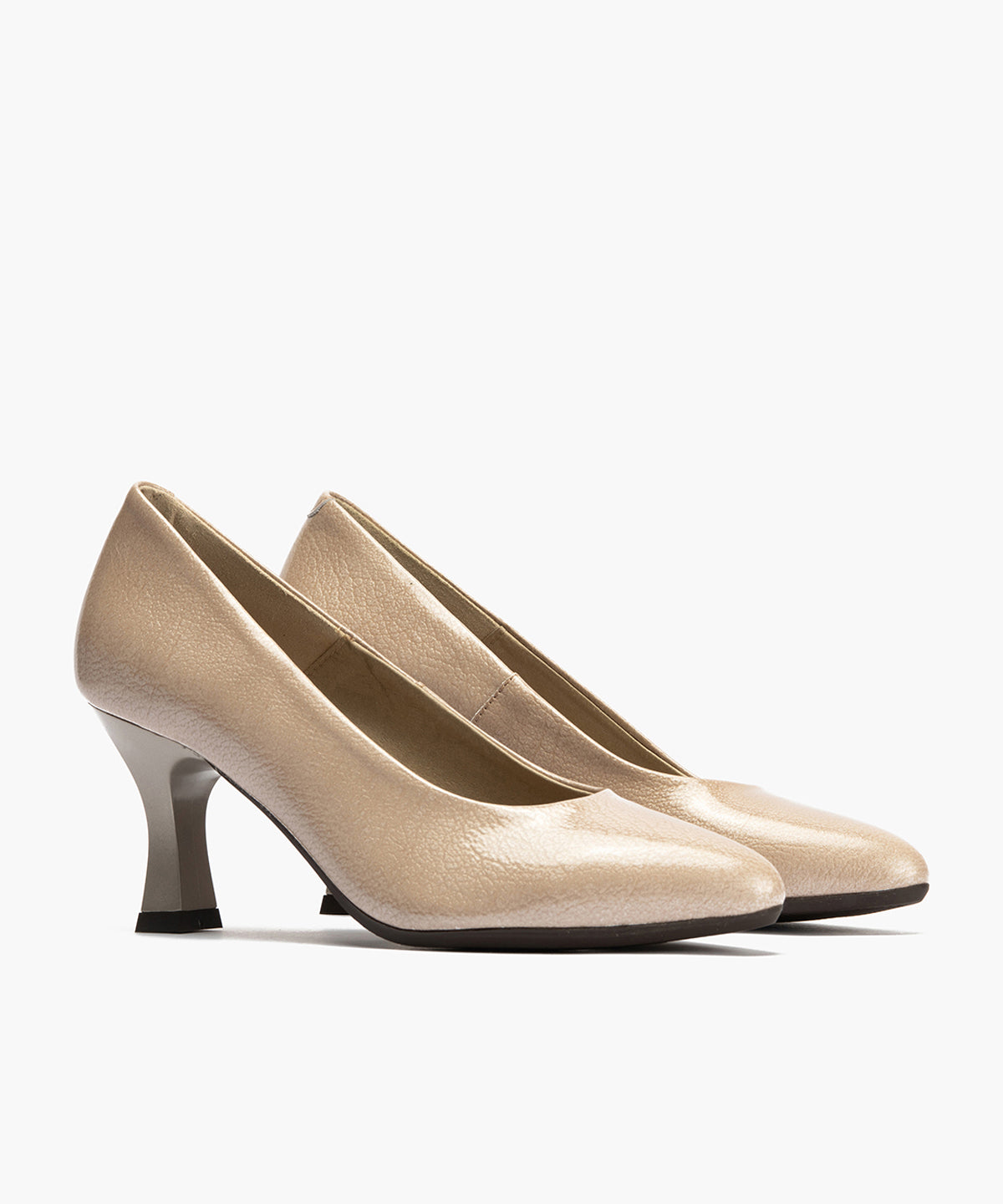 Zapato de Salón Mujer Stiletto Piedra de Tacón Alto en Piel Charol