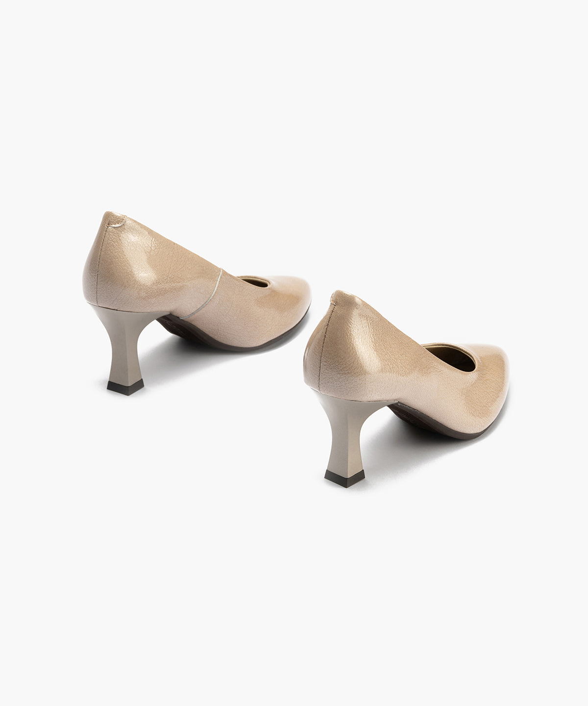 Zapato de Salón Mujer Stiletto Piedra de Tacón Alto en Piel Charol