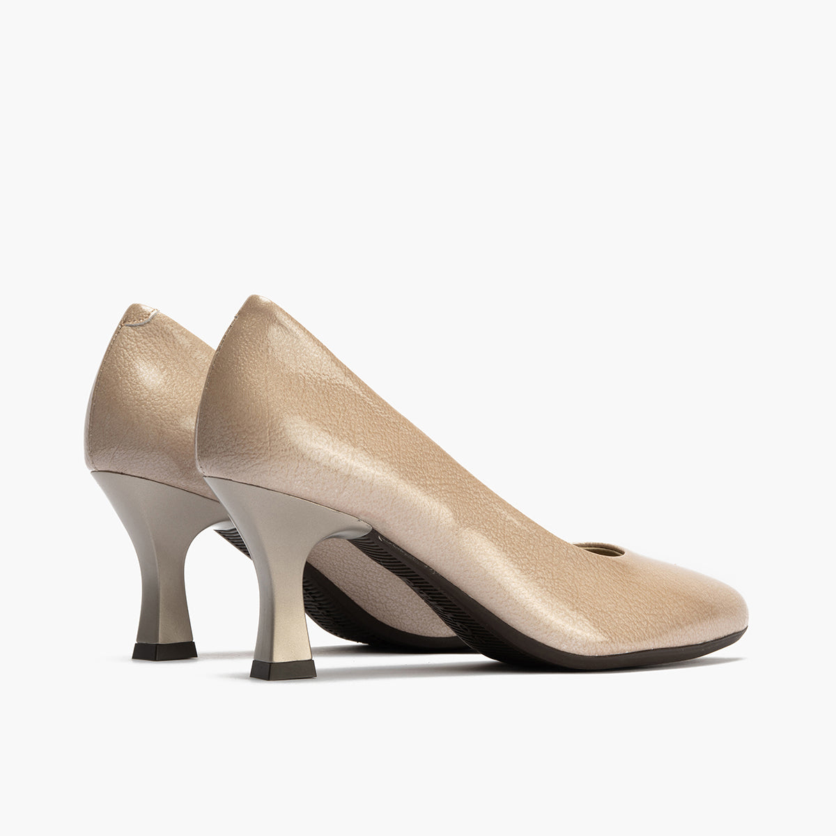 Zapato de Salón Mujer Stiletto Piedra de Tacón Alto en Piel Charol