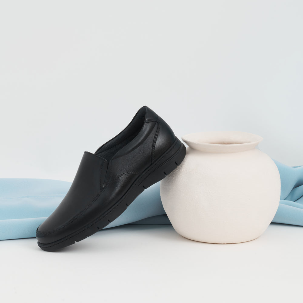 Mocasín Hombre Piel Negro