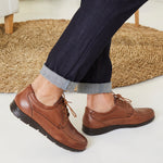 Zapato Blucher Hombre Marrón Claro