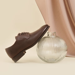 Zapato Blucher Tacón Hombre Marrón