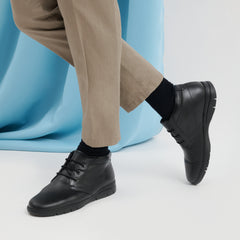 Botín Bajo Hombre Negro