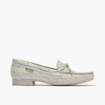 Women's Moccasins with Silver Loop Adorno